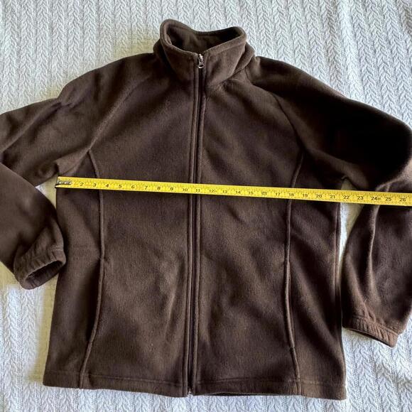 Blair Women's Brown Fleece Jacket - Size M - Picture 5 of 7